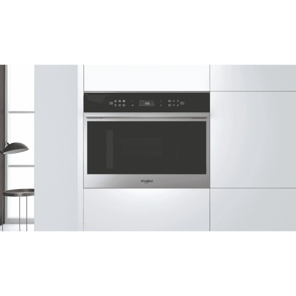 Combi : oven + stoom Whirlpool W7MS450 / Zwart detail 1