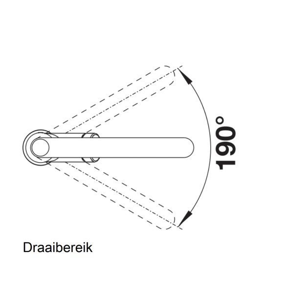Eéngreepskraan Blanco 521359 detail 2