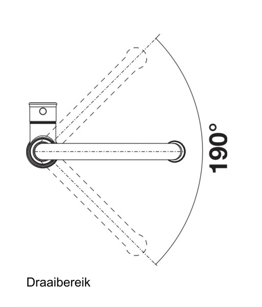 Eéngreepskraan Blanco 521288 detail 2