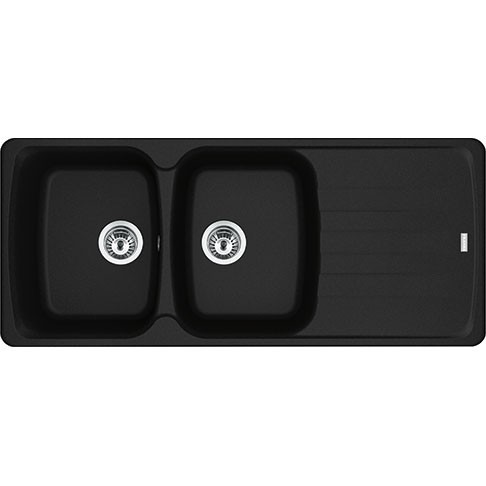 Dubbele spoelbak Franke AZG621MB1 vooraanzicht