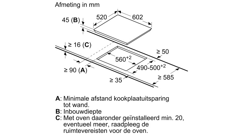 Kookplaat vitrokeramisch Siemens ET675FNP1E detail 3