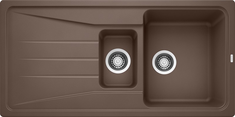 Anderhalve spoelbak Blanco 519859/** vooraanzicht