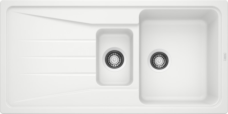 Anderhalve spoelbak Blanco 519855/** vooraanzicht