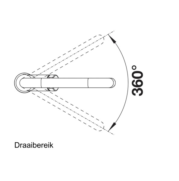Eéngreepskraan Blanco 520765 detail 2