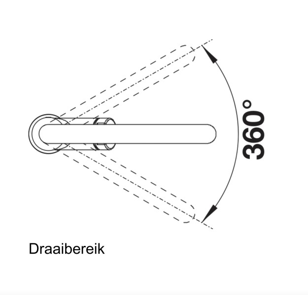 Eéngreepskraan Blanco 520766 detail 2