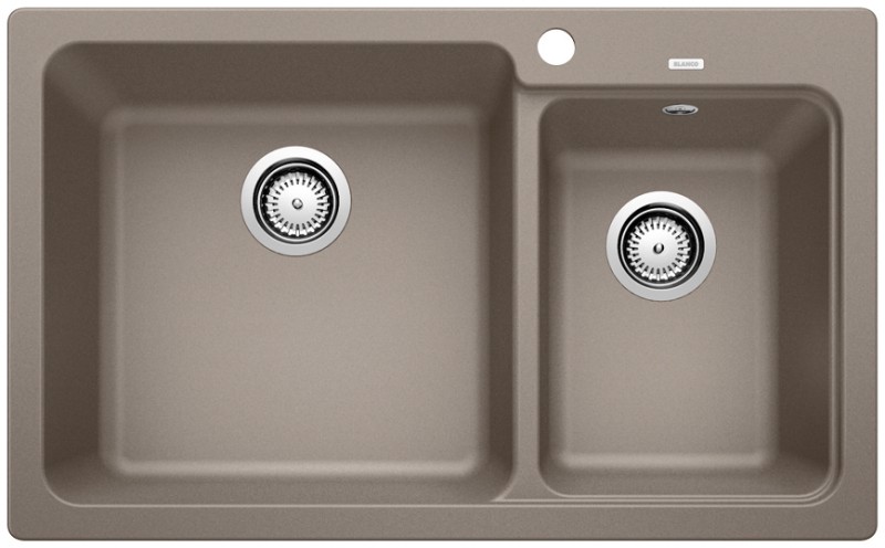 Anderhalve spoelbak Blanco 519652 vooraanzicht