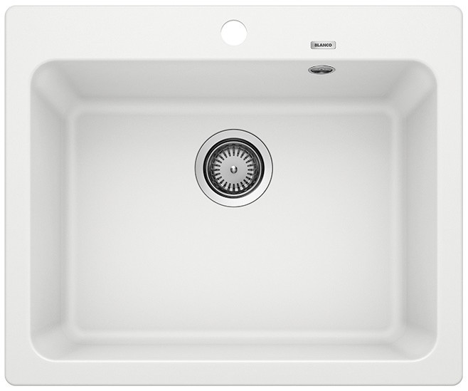Enkele spoelbak Blanco 519641 vooraanzicht