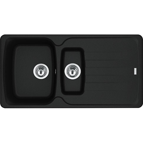 Anderhalve spoelbak Franke AZG651MB1 vooraanzicht