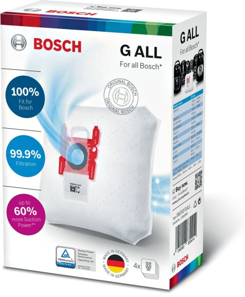 Sac d'aspirateur Bosch STOFZAK BBZ41FGALL vooraanzicht