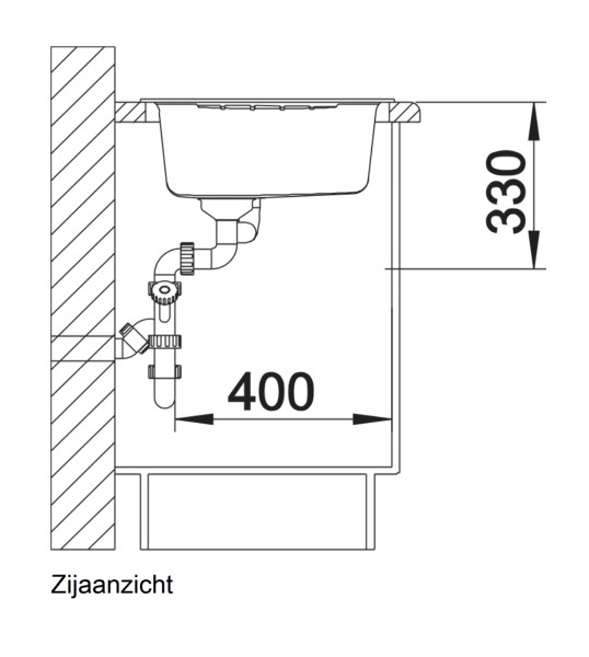Evier d'angle Blanco 515074 detail 2