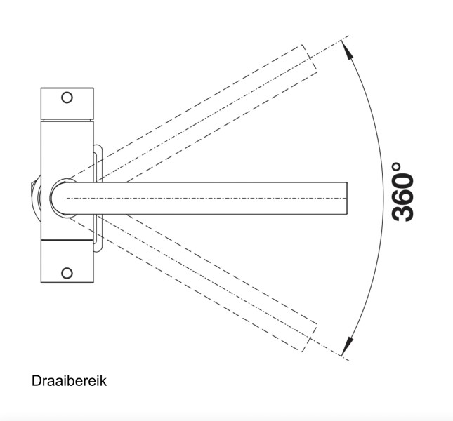 Eéngreepskraan Blanco 526692/** detail 2