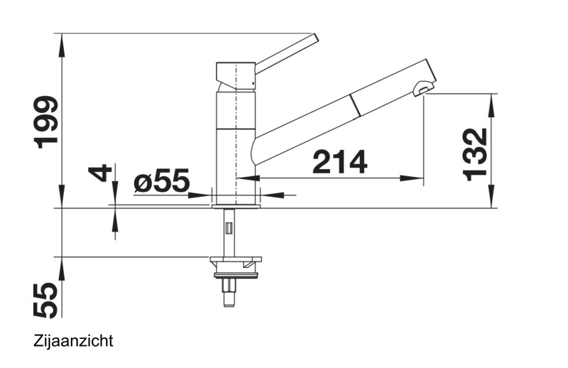 Robinet mono-commande Blanco 526668/** detail 1
