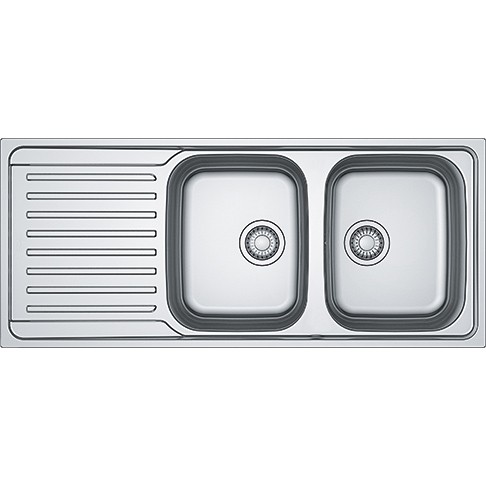 Dubbele spoelbak Franke AZX6211/ACTIE vooraanzicht