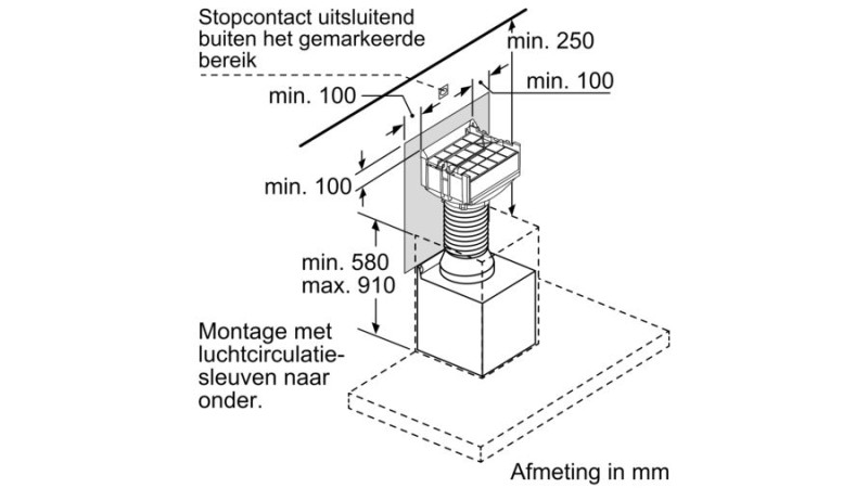 Dampkap toebehoren Bosch DWZ0XX0J0 detail 1