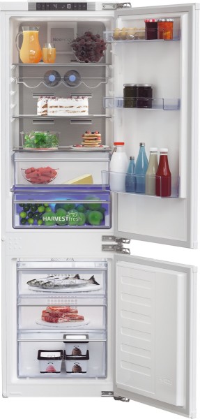Combiné réfrigérateur/congélateur intégrable Beko BCNA275E4FN vooraanzicht