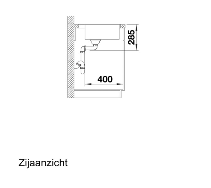 Evier 1 bassin Blanco 526353 detail 2