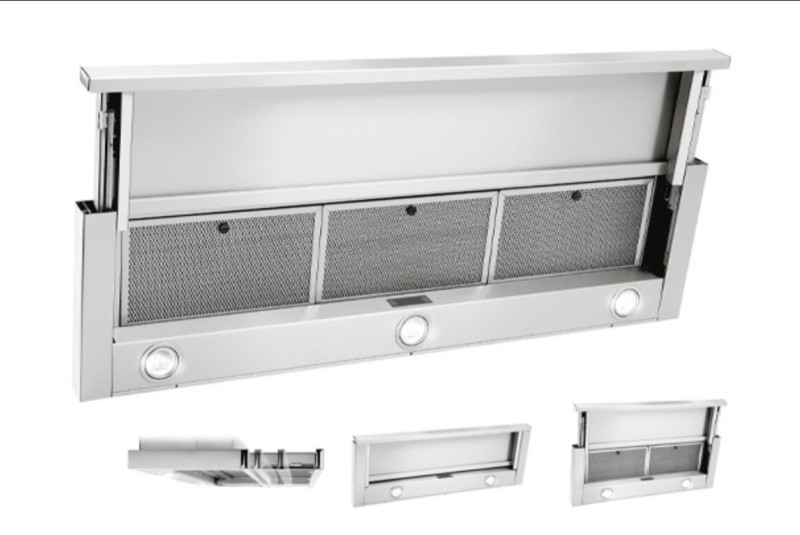 Hotte téléscopique Venduro TA80/940INOX vooraanzicht