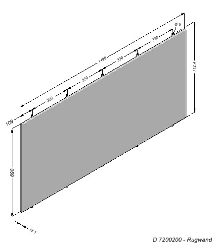 Dampkap toebehoren Novy 7200200 detail 1