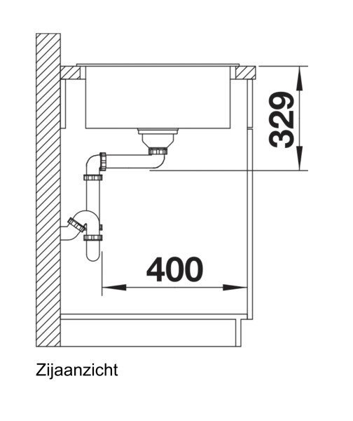 Evier 1 bassin Blanco 522203/** detail 2