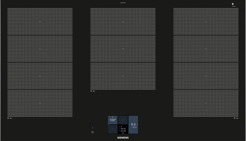 Kookplaat inductie Siemens EX975KXW1E //Meerfasig detail 1