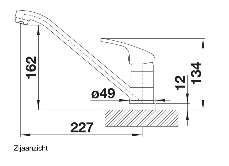 Eéngreepskraan Blanco 521751 detail 1
