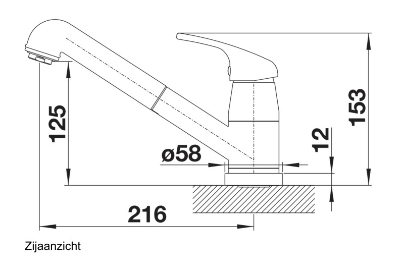 Robinet mono-commande Blanco 521752 detail 1