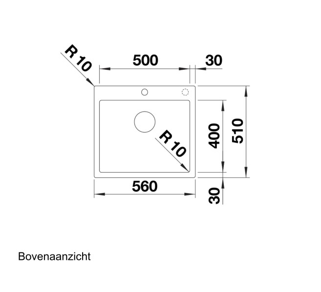 Evier 1 bassin Blanco 521633/** detail 1