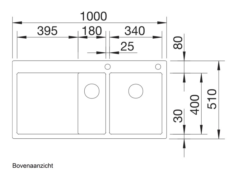 Evier 1 bassin Blanco 521645 detail 1