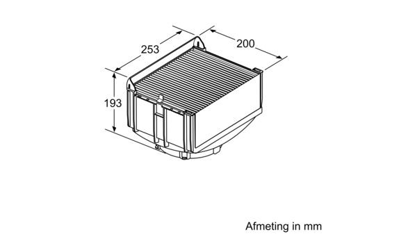 Dampkap toebehoren Siemens LZ11DXI16 detail 1