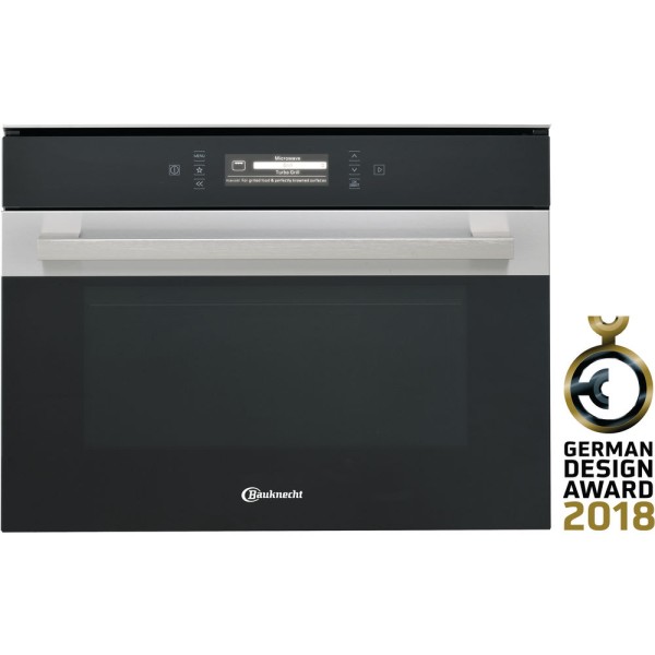 Combi  : oven + microgolf + stoom Bauknecht EMPK9P645PT / ZWART vooraanzicht