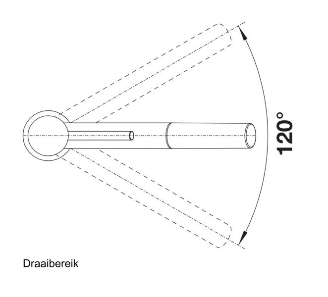 Eéngreepskraan Blanco 526174 detail 2