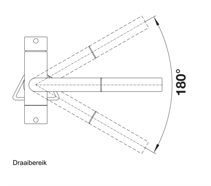 Eéngreepskraan Blanco 526158/** detail 2