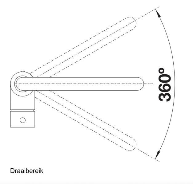 Eéngreepskraan Blanco 526159 detail 2
