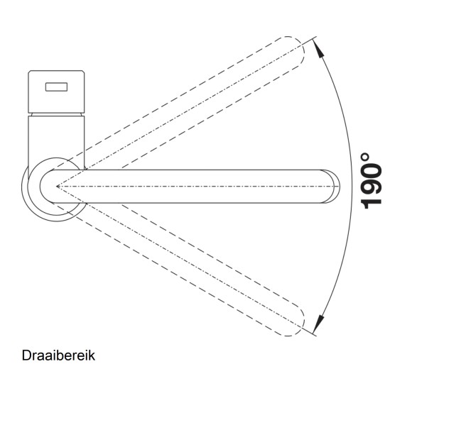 Robinet mono-commande Blanco 523121/ACTIE detail 2