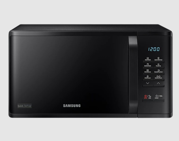 Microgolfoven vrijstaand Samsung MS23K3513AK/zwart vooraanzicht