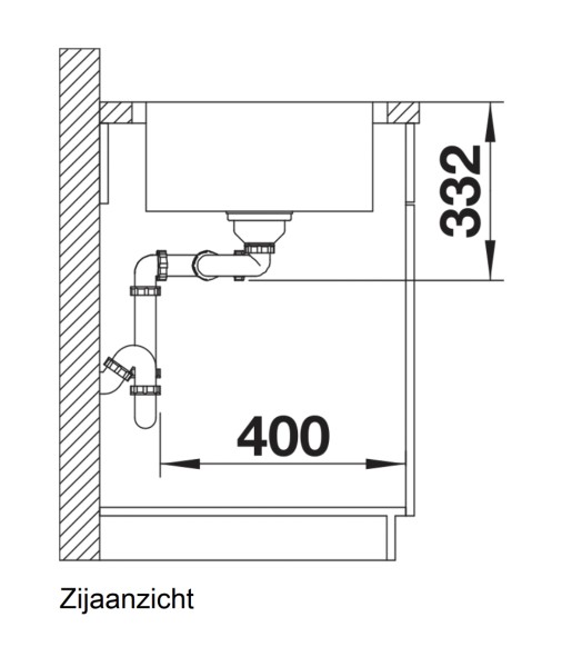 Dubbele spoelbak Blanco 523039/° detail 2