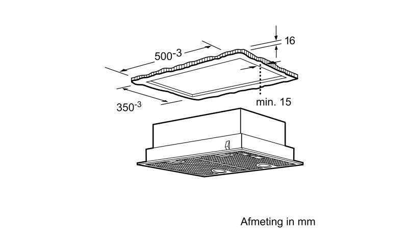 Hotte groupe aspirant Siemens LB55565 detail 3