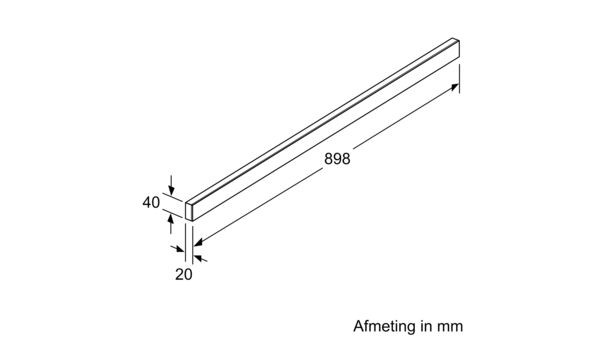 Hotte accessoires Siemens LZ49850 detail 1