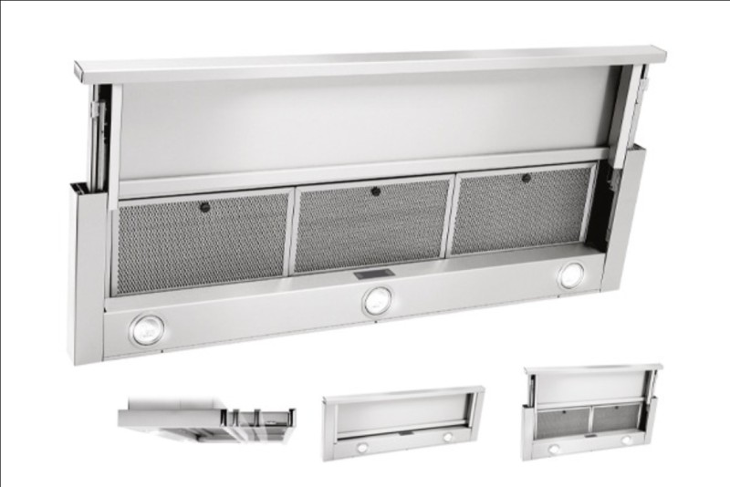 Hotte téléscopique Venduro TA120/940INOX vooraanzicht