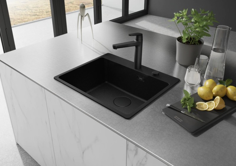 Enkele spoelbak Franke MRG610540SG1 detail 1