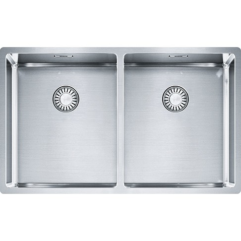 Dubbele spoelbak Franke BXX220/1201 vooraanzicht