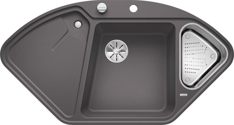 Hoekspoelbak Blanco 523657 vooraanzicht