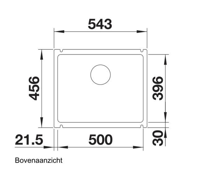 Evier 1 bassin Blanco 523733 detail 1