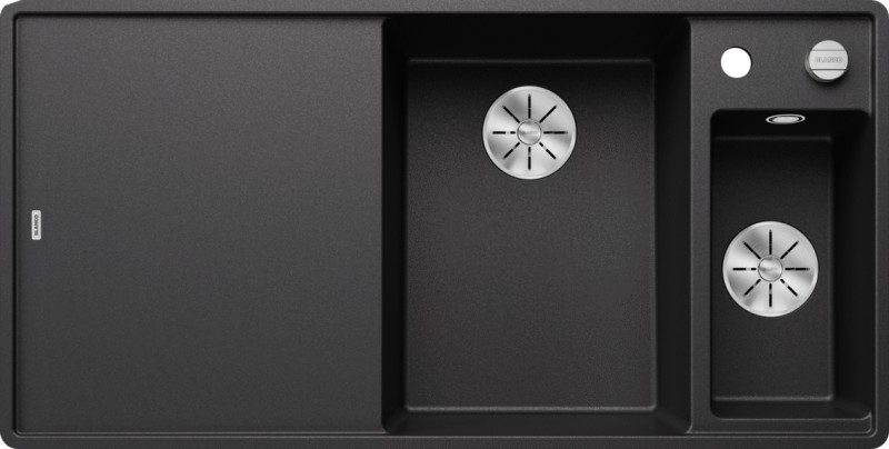 Anderhalve spoelbak Blanco 523489 vooraanzicht
