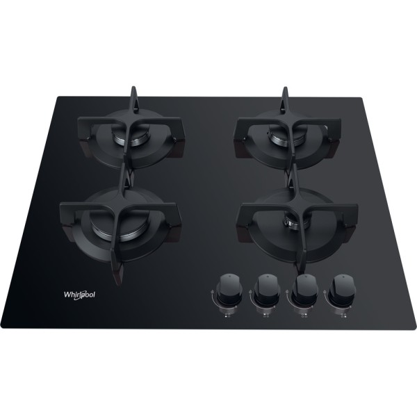 Taque de cuisson au gaz Whirlpool GOB616NB/zwart detail 1