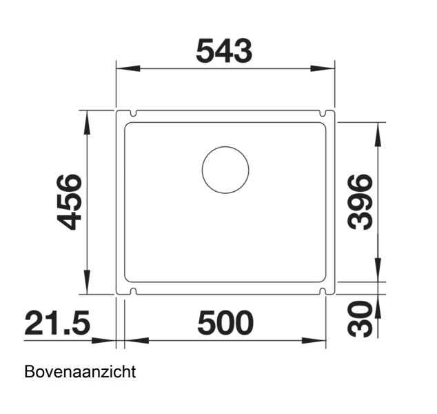 Evier 1 bassin Blanco 523436/** detail 1