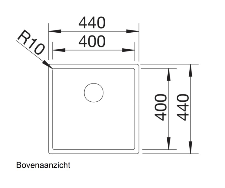 Evier 1 bassin Blanco 523385/** detail 1