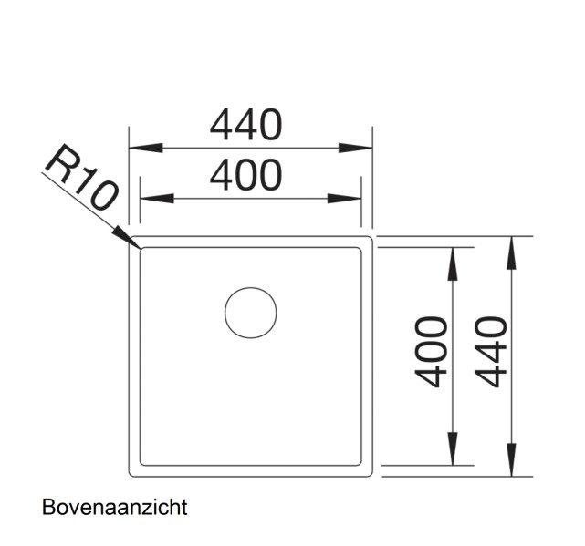 Evier 1 bassin Blanco 523389/** detail 1
