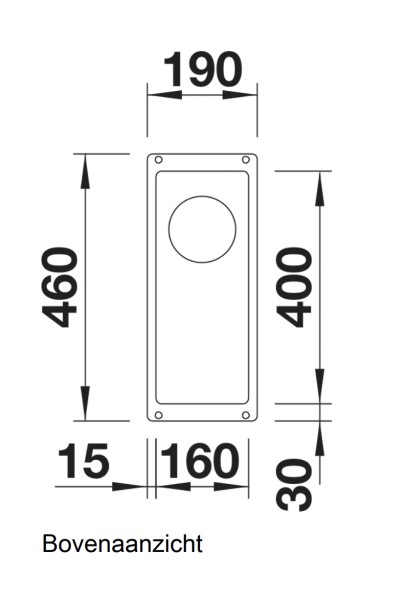 Evier 1 bassin Blanco 523397 detail 1