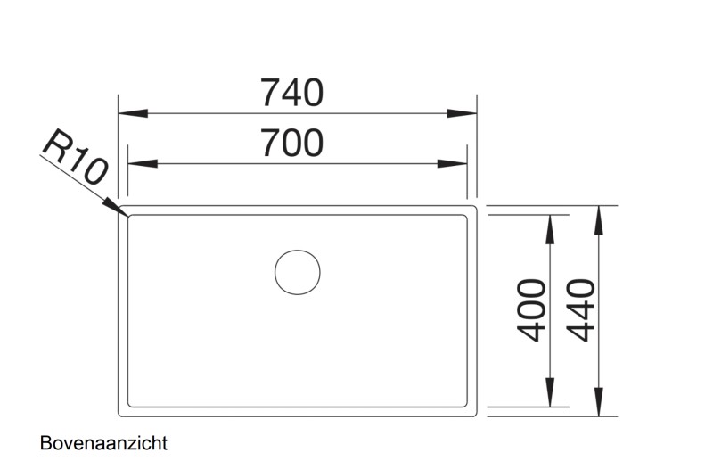 Evier 1 bassin Blanco 523391/** detail 1